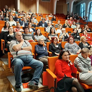 Účastníci konference během prvního bloku