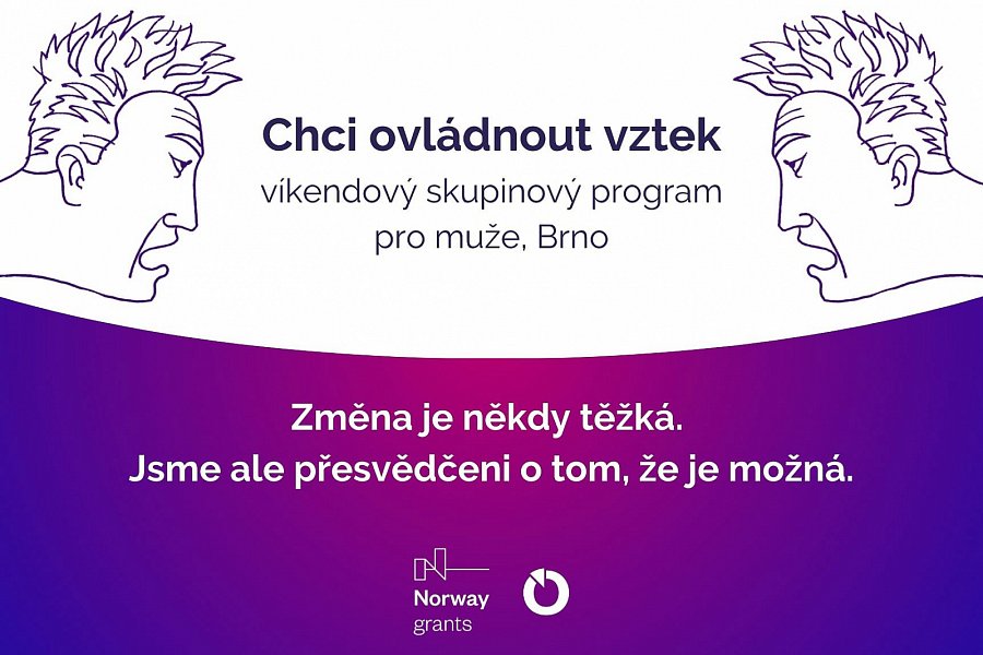 Chci ovládnout vztek – víkendový skupinový program pro muže