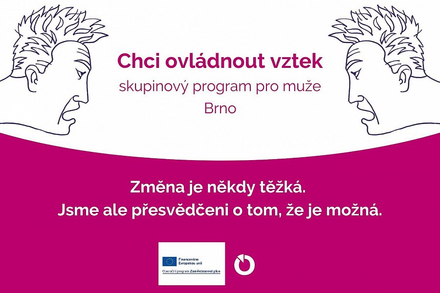 Program Chci ovládnout vztek otevírá další skupinový program pro muže